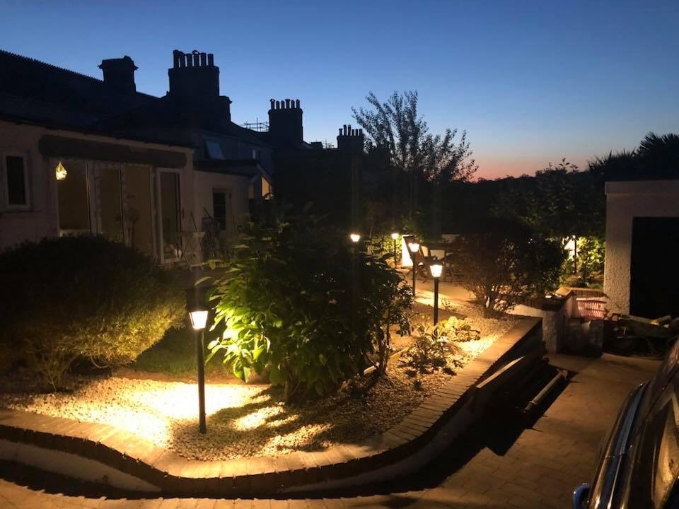 Garden domestic lighting in Plymouth, electrician, RC Electrical